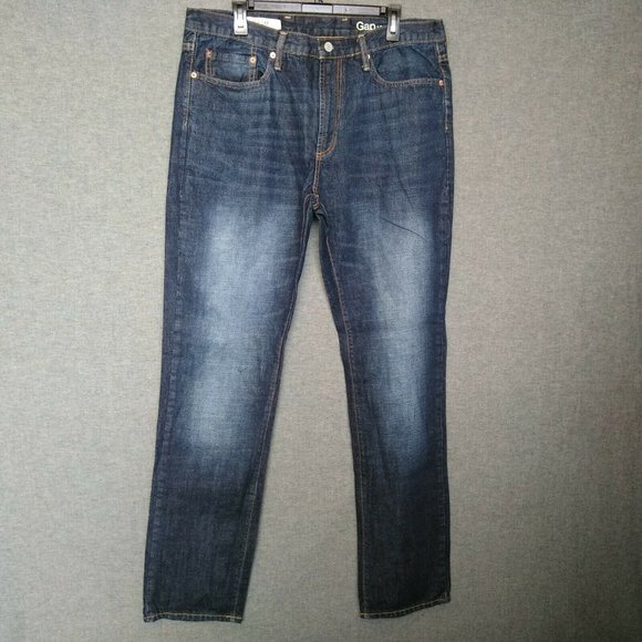 GAP Jeans Gap Slim Fit Straight Leg Mens Jeans Size 36 L35 Poshmark